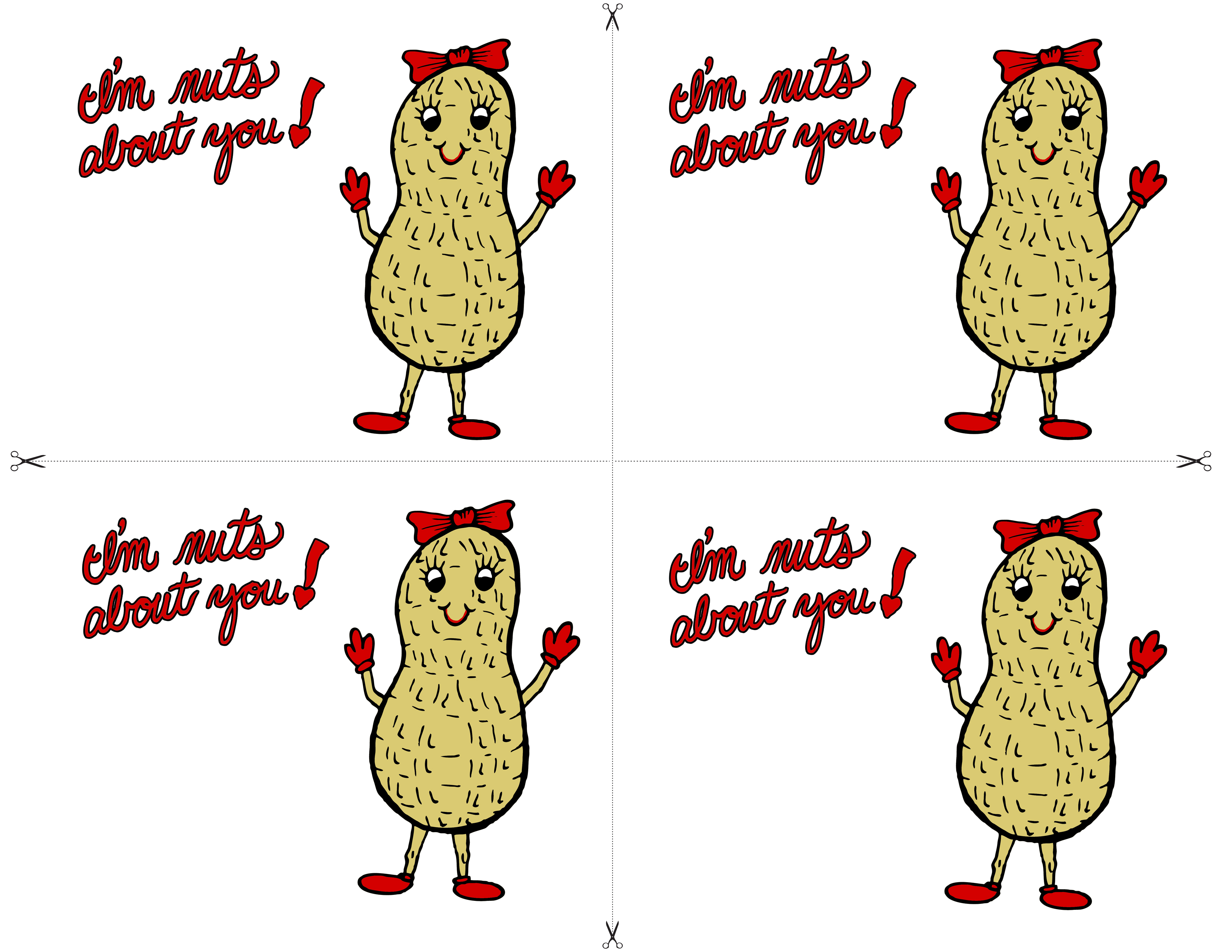 Nuts About You: Valentine's Day Recipe and Free Printable – a small life